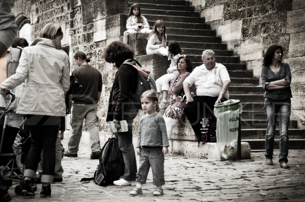 Fine Art Photography Paris People Waiting by the Seine by Houston Commercial Architectural Photographer Dee Zunker