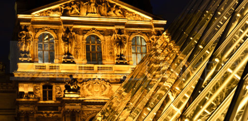 Paris – The Louvre at Night (Palais du Louvre)