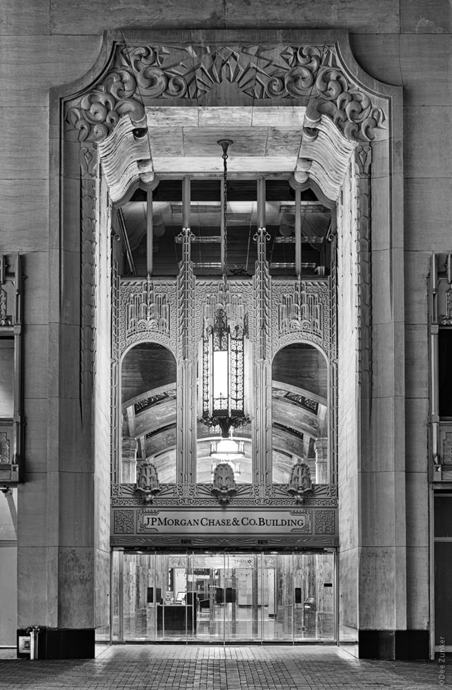 Gulf Building Entrance  1726-HuberDecor-Houston-001.tif  Houston Commercial Architectural Photographer Dee Zunker