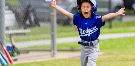 Bellaire Little League T-Ball Rockies Dodgers 20190323