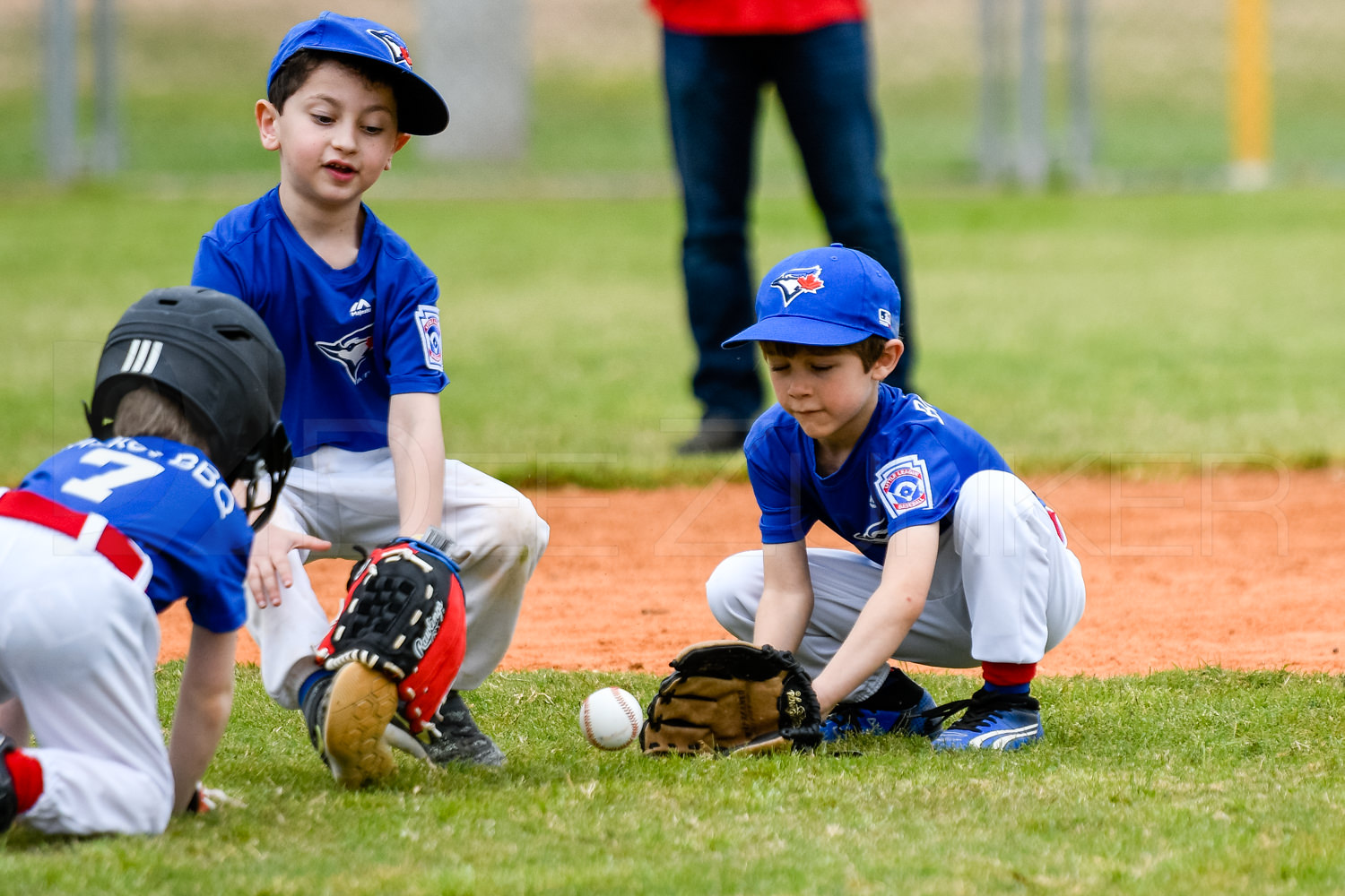 Bellaire Little League Rookies Blue Jays Yankees 20190323