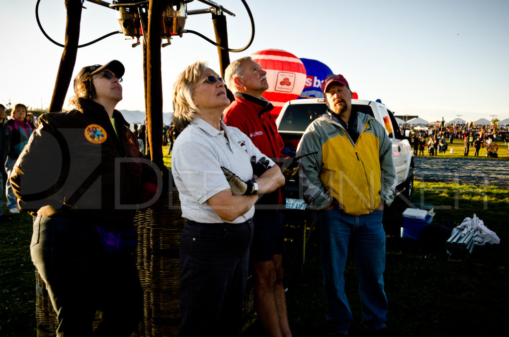 Watching the trial balloons at the Albuquerque Balloon Fiesta 2011.   20111008_TDZ_009_ABQ_Balloon.dng  Houston Commercial Architectural Photographer Dee Zunker