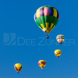 Balloons in the #goldensprial from the Albuquerque Balloon Fiesta Houston Commercial Architectural Photographer Dee Zunker