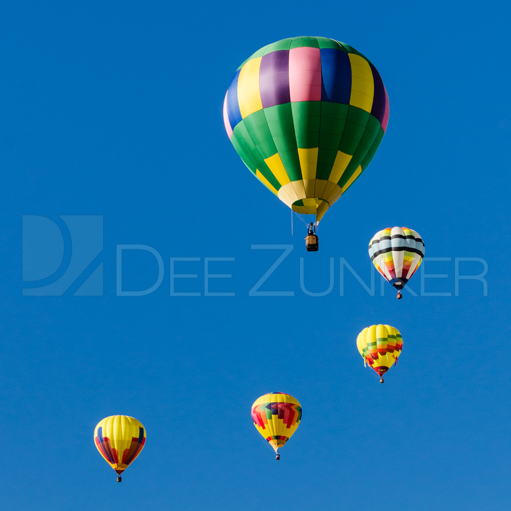 Balloons in the #goldensprial from the Albuquerque Balloon Fiesta Houston Commercial Architectural Photographer Dee Zunker