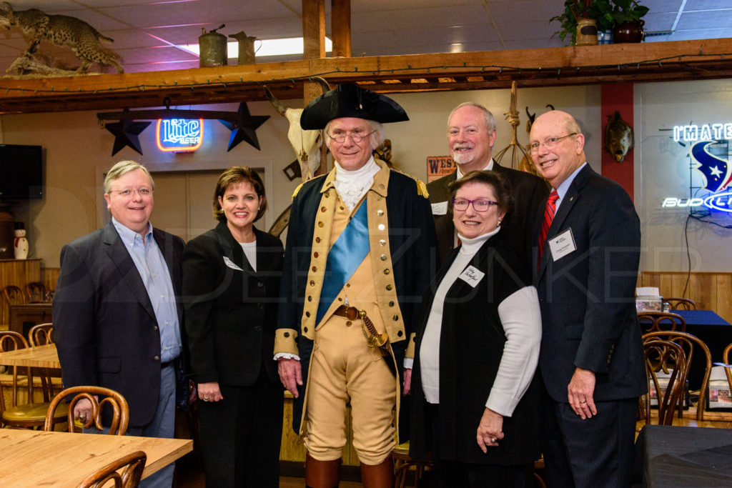 Wesley E. Wright poses with the Bellaire Business Association Board at the January 19. 2017 Breakfast  20170119-BBA-GeorgeWashingtonLecture-001.dng  Houston Editorial Photographer Dee Zunker