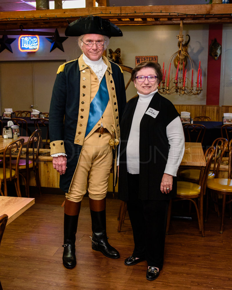 Wesley E. Wright poses with the Bellaire Business Association at the January 19. 2017 Breakfast  20170119-BBA-GeorgeWashingtonLecture-023.dng  Houston Editorial Photographer Dee Zunker