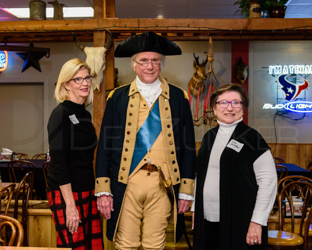 Wesley E. Wright poses with the Bellaire Business Association at the January 19. 2017 Breakfast 20170119-BBA-GeorgeWashingtonLecture-024.dng Houston Editorial Photographer Dee Zunker