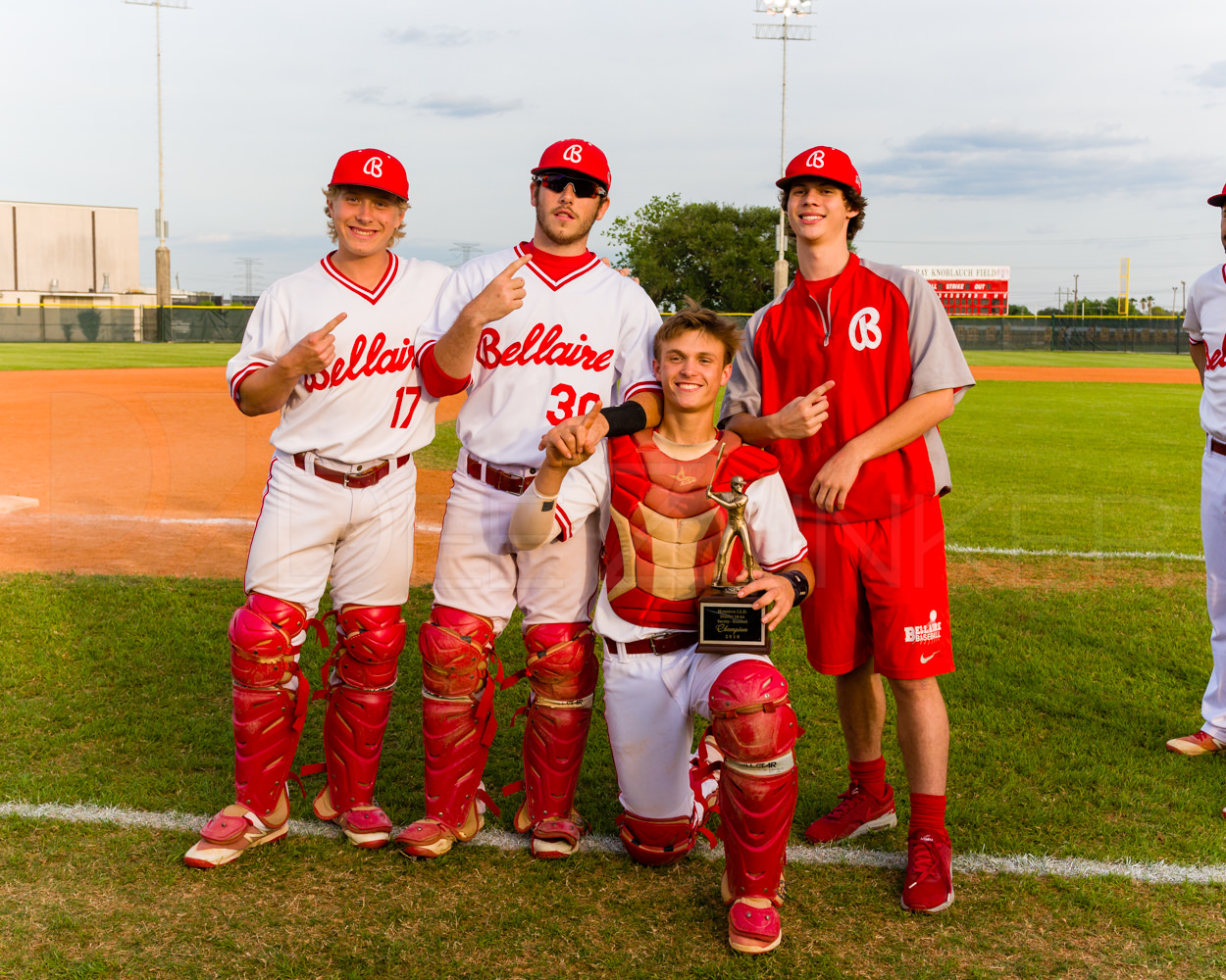 20180427Bellaire Baseball vs Heights Varsity • Dee Zunker Photography