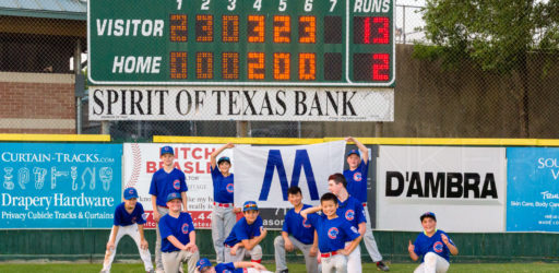 Bellaire Little League Majors Cubs Rockies 20180512