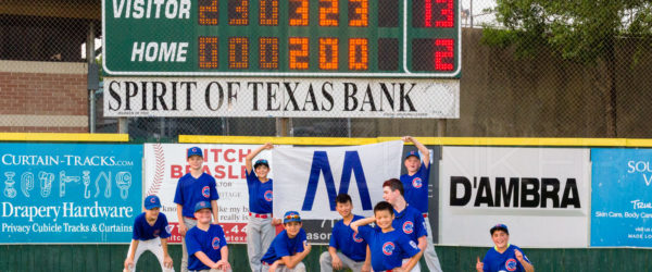 Bellaire Little League Majors Cubs Rockies 20180512