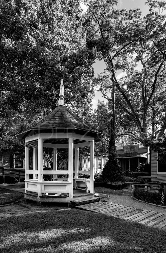 Gazebo in Old Town Spring  201808-SpringTx-002.psd  Houston Commercial Architectural Photographer Dee Zunker