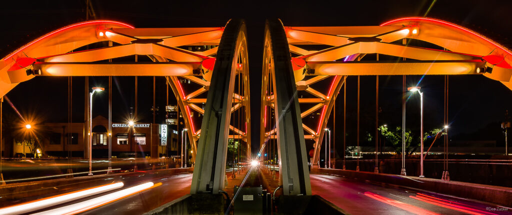 Montrose Highway 59 Bridge Lights Orange Glow  59Bridges-Gandy2Design-002.psd  Houston Commercial Architectural Photographer Dee Zunker