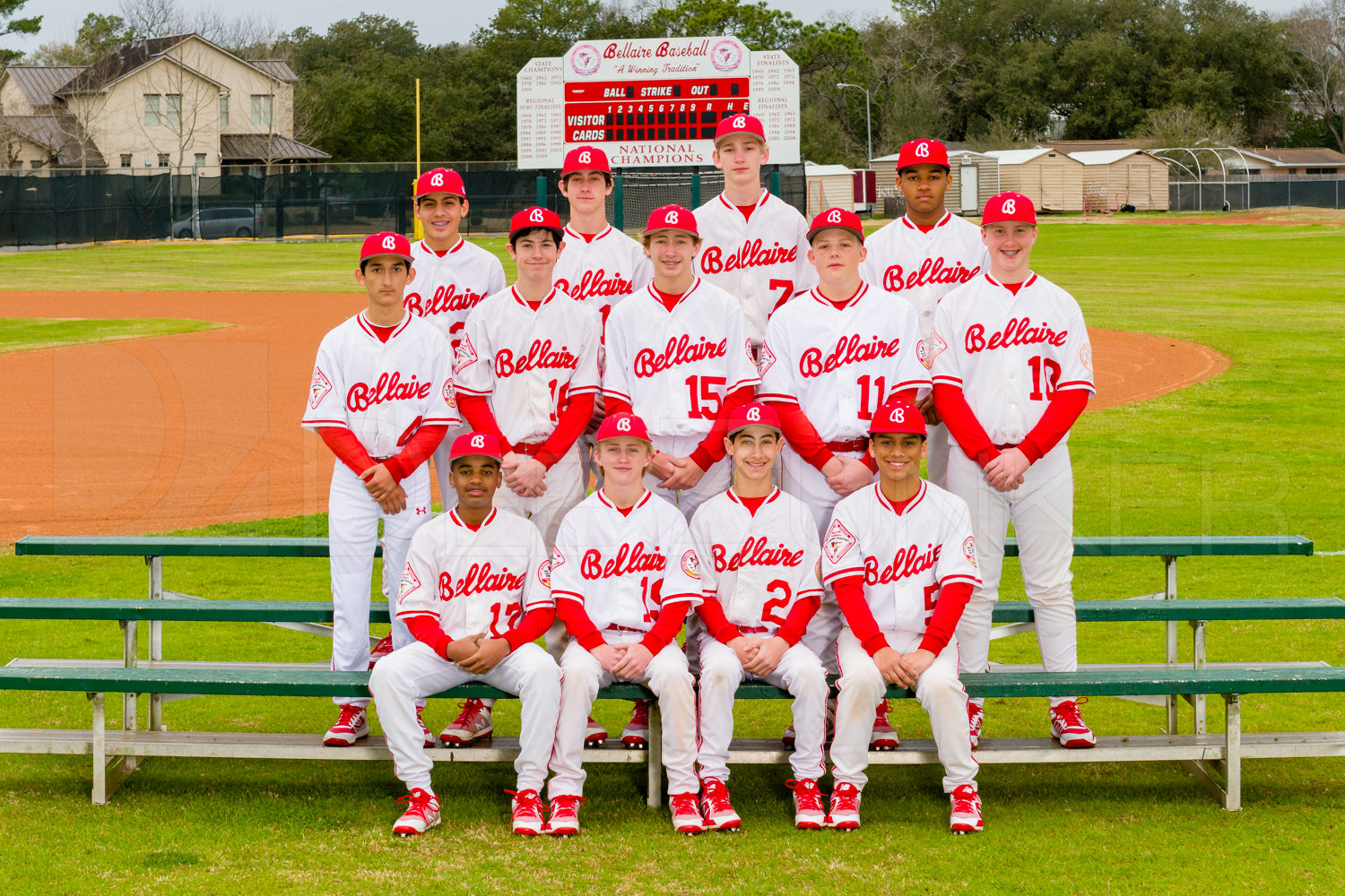 20180203 Bellaire Cardinal Baseball Team Photos • Dee Zunker Photography