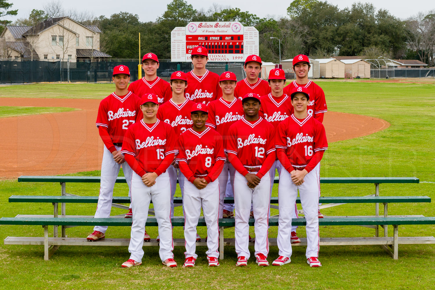 20180203 Bellaire Cardinal Baseball Team Photos • Dee Zunker Photography