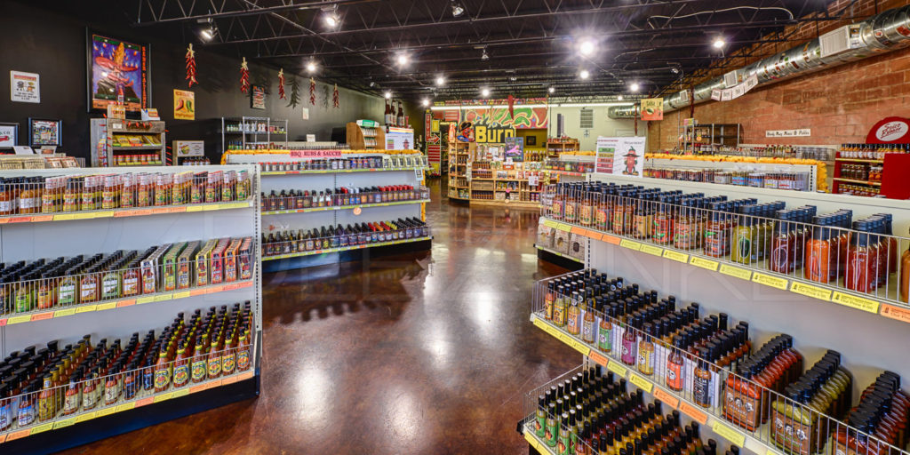 Inside the iBurn Sauce Shop in Bellaire, TX - Bellaire Architecture Interiors Photography Bellaire-Commercial-Photographer-iBurn-Interior-05.tif Houston Commercial Architectural Photographer Dee Zunker