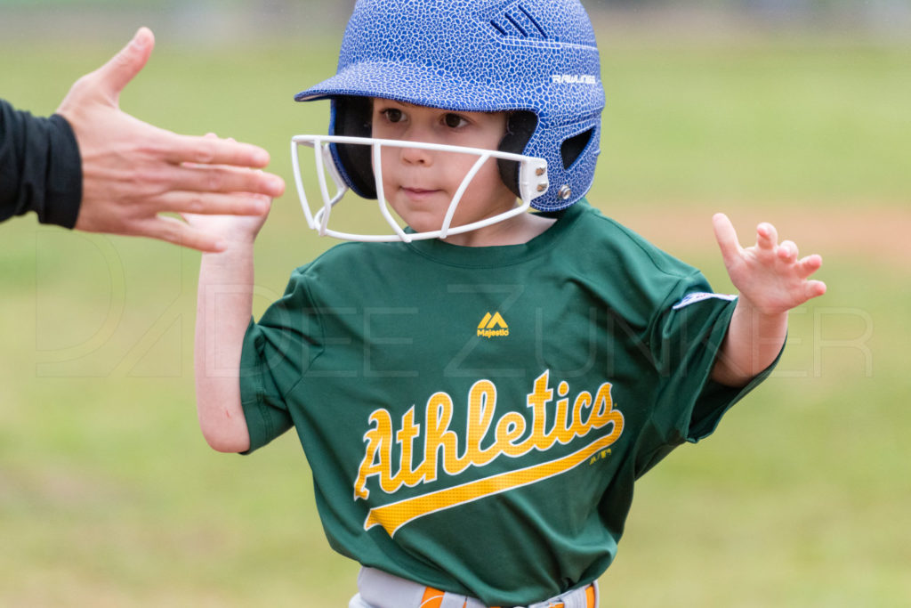 Bellaire Little League TBall Rockies Athletics 20180407 • Dee