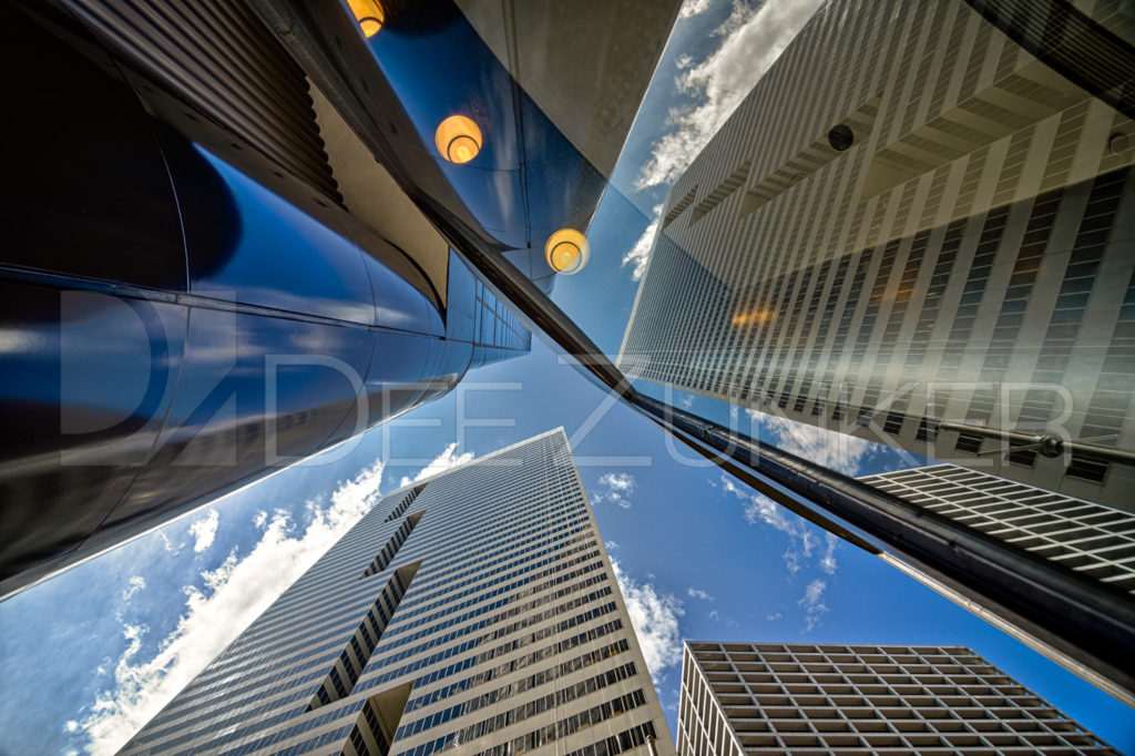 Reflections of First City  Houston-Architectural-Photographer-Looking-Up-First-City.psd  Houston Commercial Photographer Dee Zunker