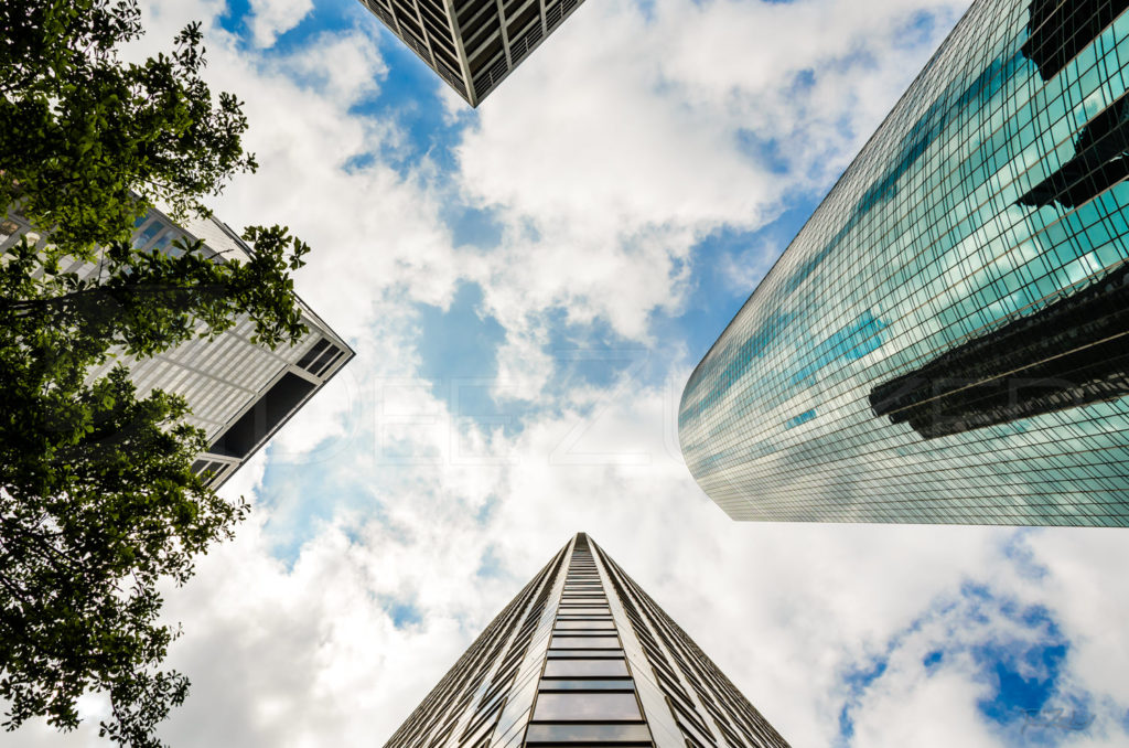 Uneven  Houston-Architectural-Photographer-Wells-Fargo-Looking-up.psd  Houston Commercial Architectural Photographer Dee Zunker