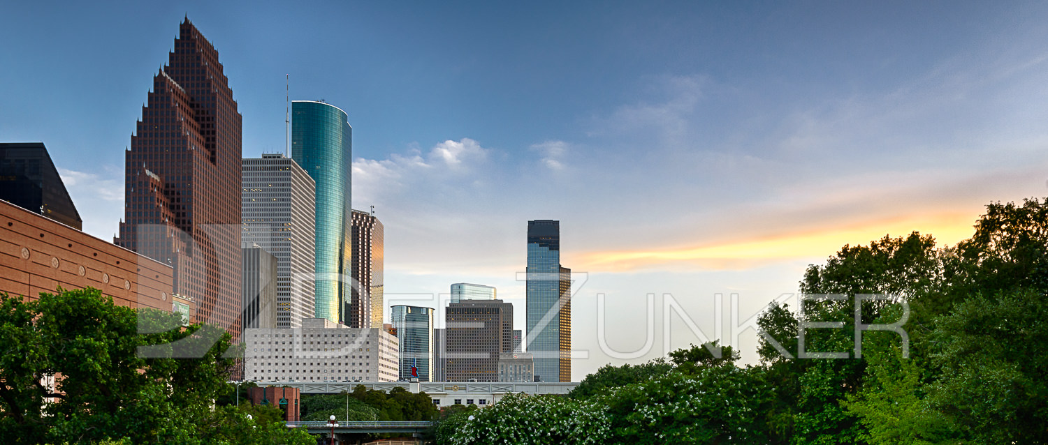 Architectural Photographer Houston Skyline Painter with Dog Architecture Photography HoustonSkylineSunsetPainter_Signature.psd Houston Commercial Architectural Photographer Dee Zunker