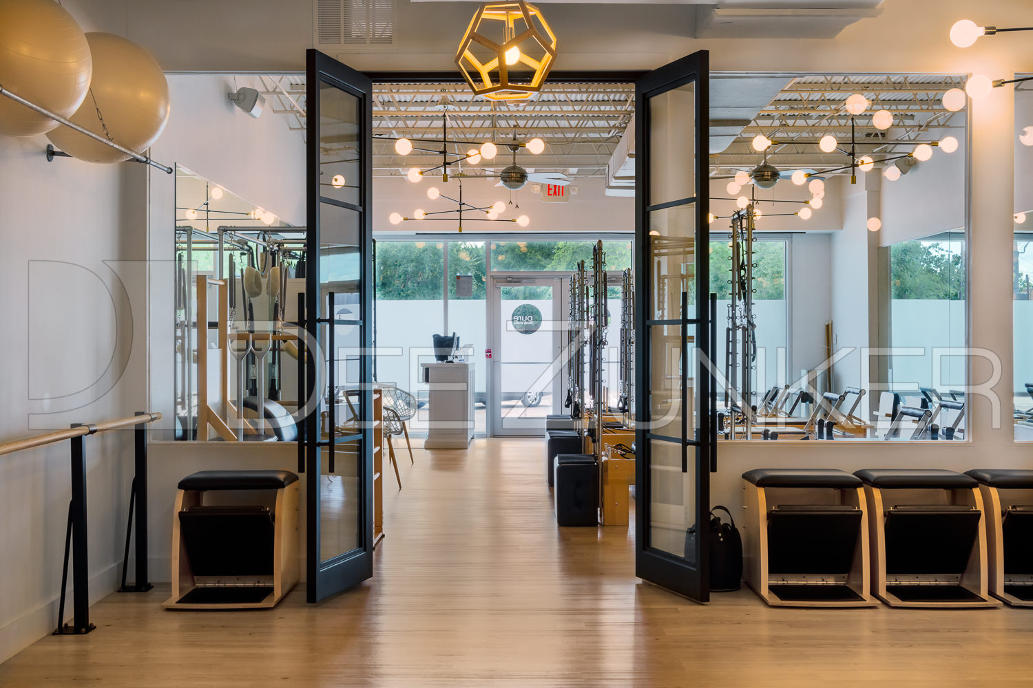 Entrance to Pure Body Studio in Bellaire West University Place | Full Pilates Studio | Photo by -001.tif Houston Commercial Architectural Photographer Dee Zunker