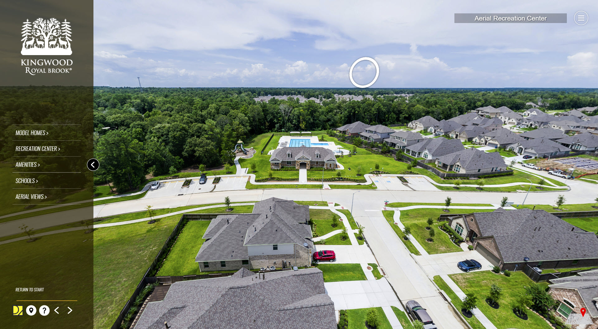 360 Virtual Tour Kingwood RoyalBrook Master Planned Development