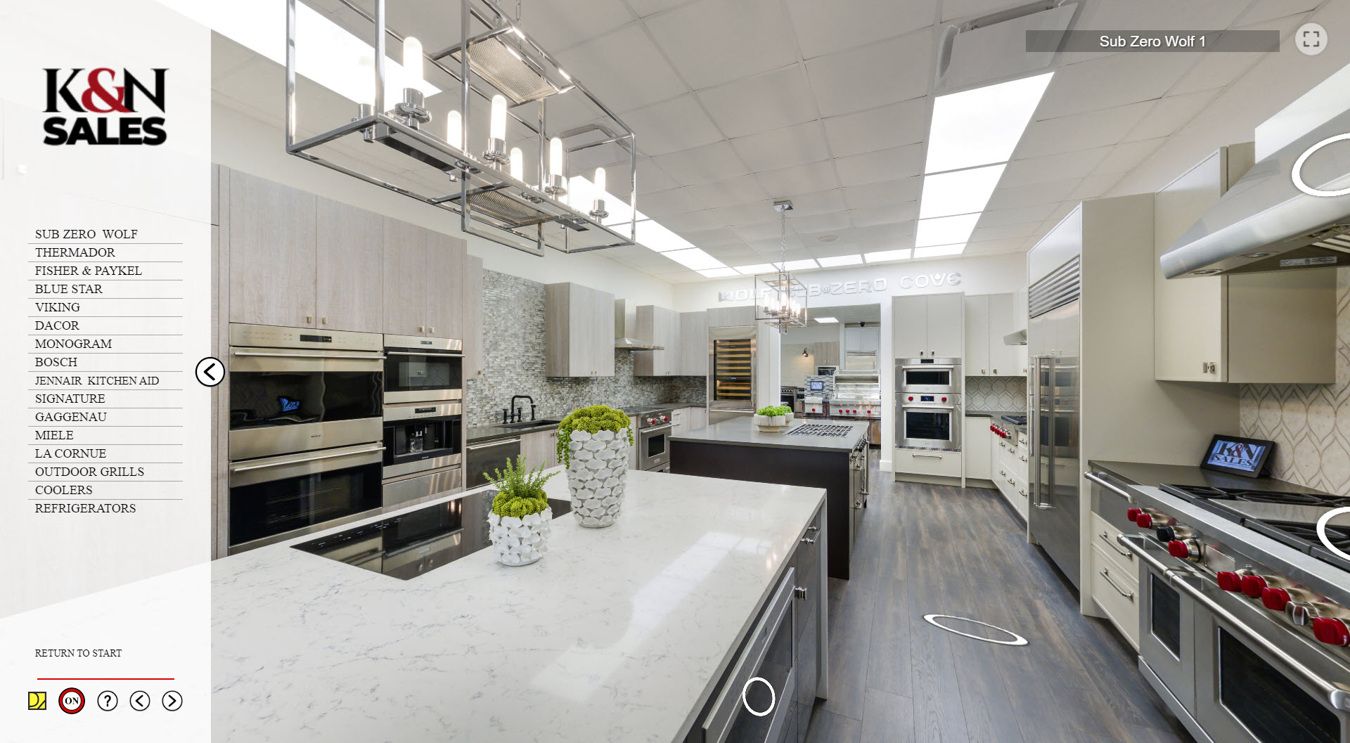 360 Virtual Tour K&N Sales Appliance Store