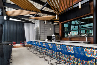 Architectural Details Photography of Home Run Dugout Katy TX during a commercial photography shoot