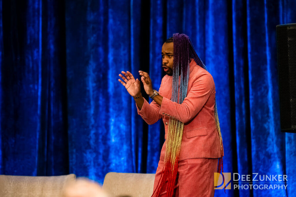 Conference photography of keynote speaker for legal conference in the George R Brown Conference Center in downtown Houston