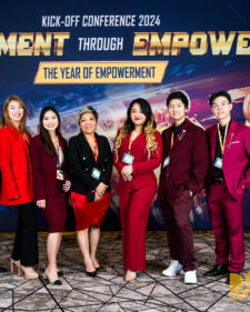 Conference photography of a step and repeat for a national meeting