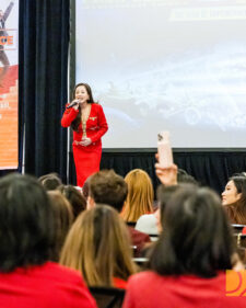 Conference photography of session speaker at a nation meeting 