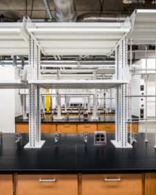 Architectural interior of the renovated chemistry lab at Rice University, an institutional construction project by Jacob White Construction.