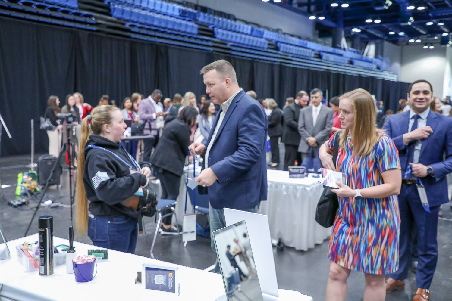 Primping Station for headshot station at George R Brown Convention Center Houston TX
