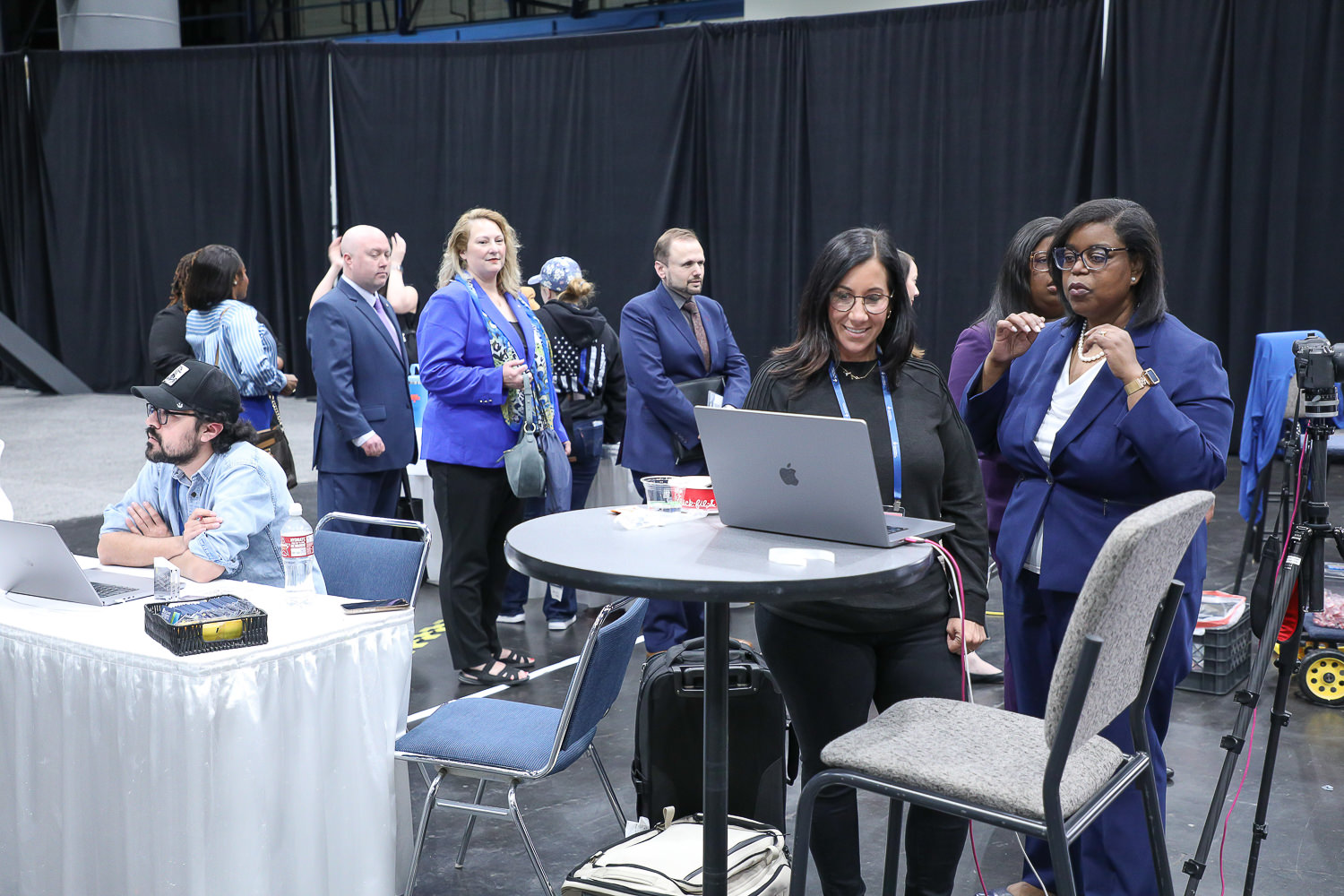 Image Selection at headshot station at george R Brown Convention Center in downtown Housotn, TX