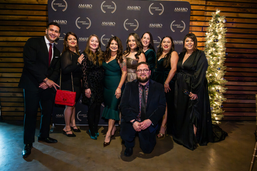 Amaro Law Firm Holiday Party and Awards on December 12, 2025 at the White Oak Music Hall in Houston, TX