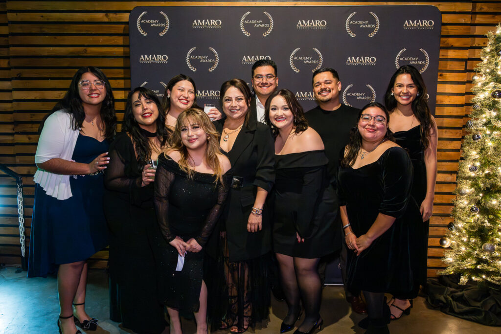 Amaro Law Firm Holiday Party and Awards on December 12, 2025 at the White Oak Music Hall in Houston, TX