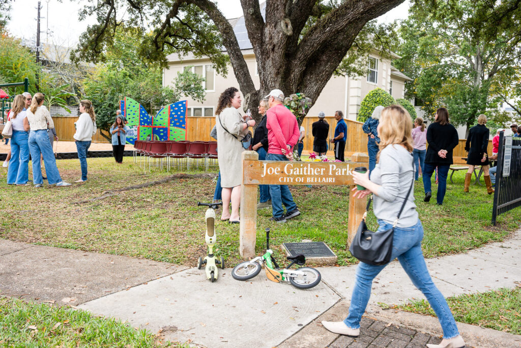 Dedication of Blakely's Butterfly Installation at Joe Gaither Park in Bellaire, TX December 13, 2025