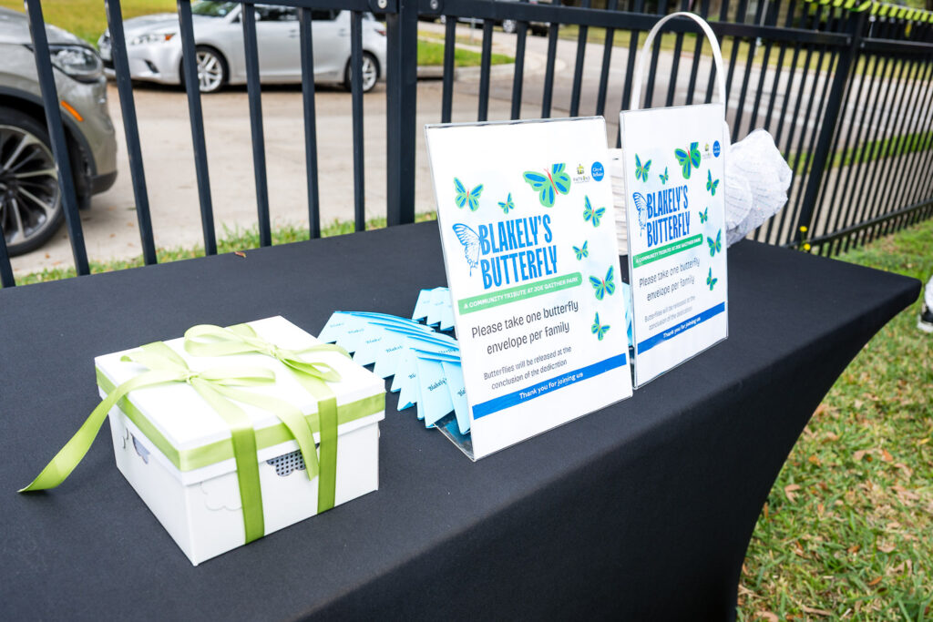 Dedication of Blakely's Butterfly Installation at Joe Gaither Park in Bellaire, TX December 13, 2025