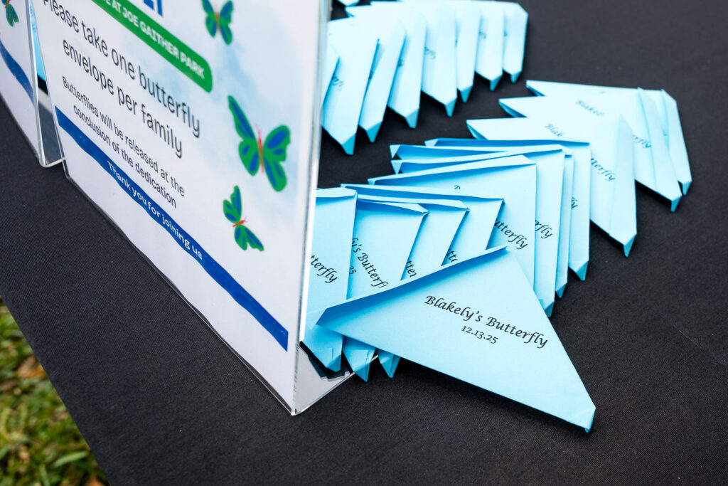 Dedication of Blakely's Butterfly Installation at Joe Gaither Park in Bellaire, TX December 13, 2025