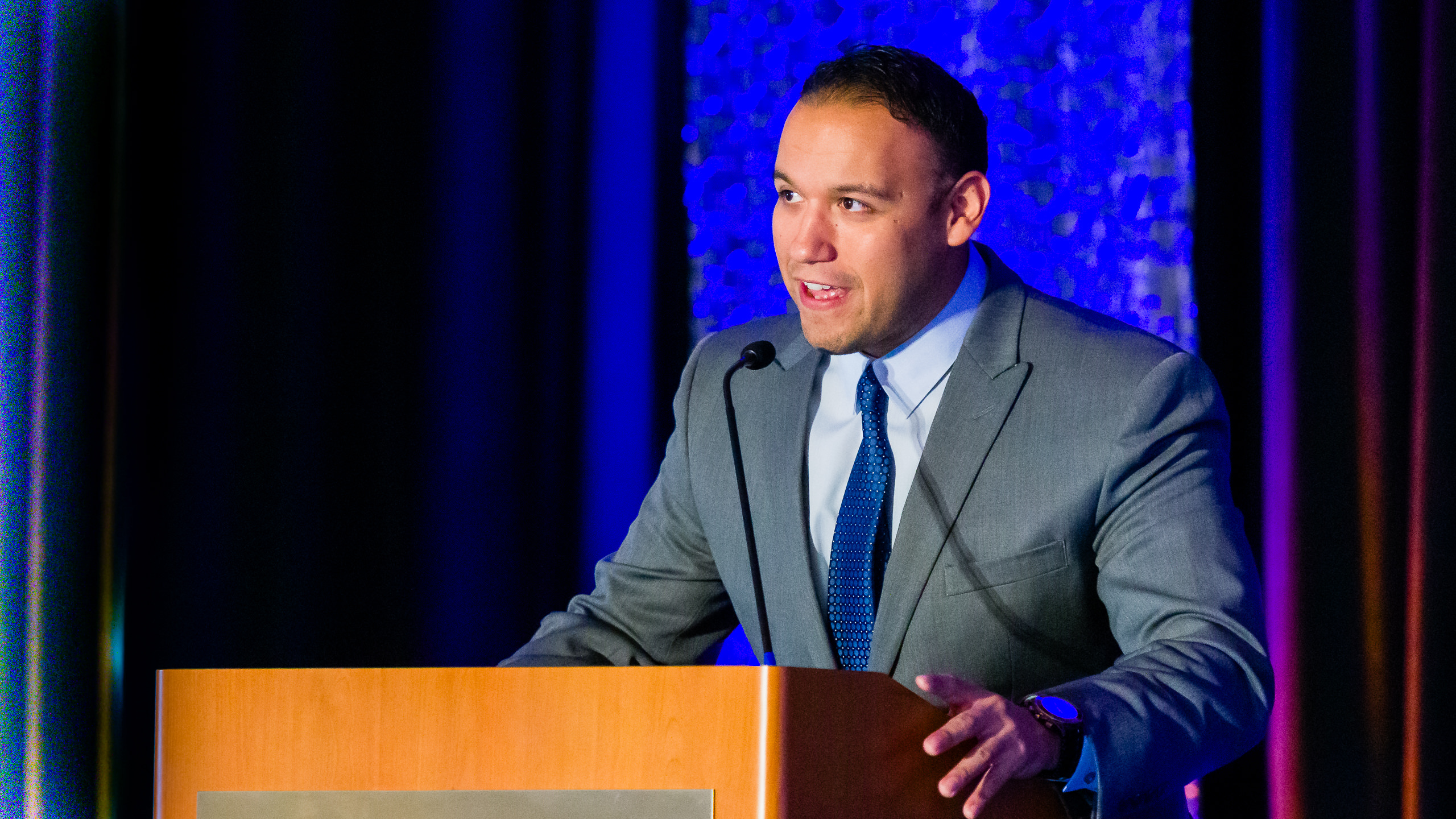 photo of Conference keynote speaker at IT Symposium