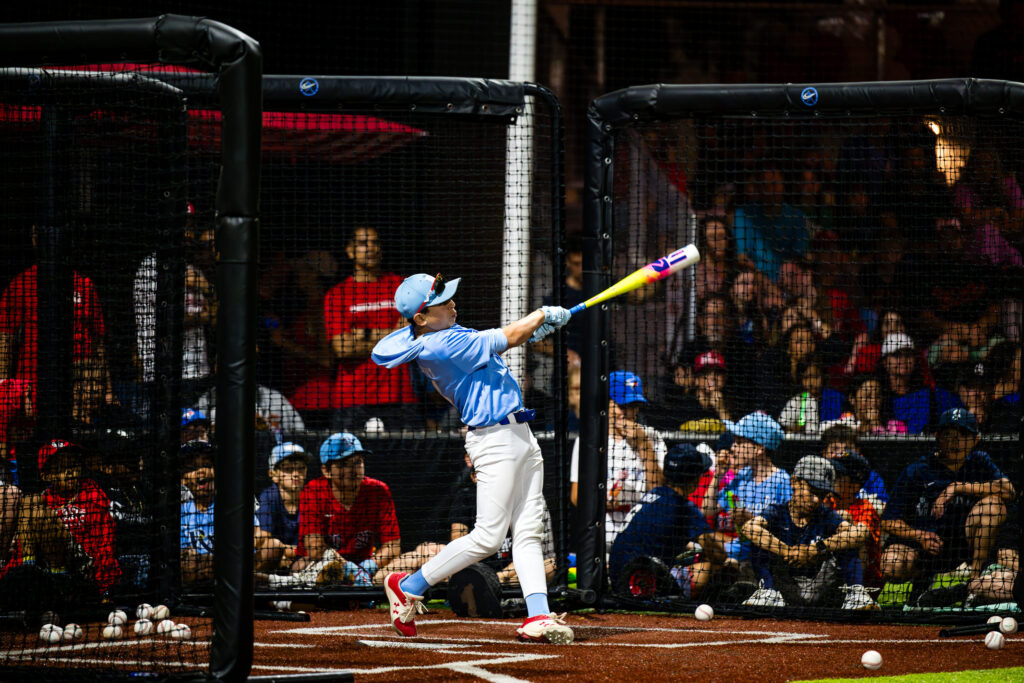 Joe Perry wins the home run derby on Opening Day at Weston Field February 28, 2026