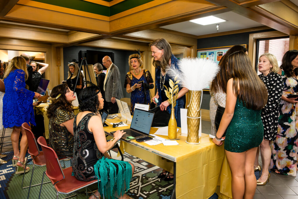 Event photography of Wine and Tapas 2026 by the Patrons of Bellaire Parks at the Recreation Center - Bellaire, TX