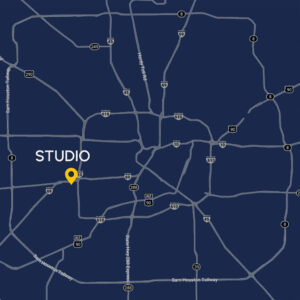 Studio location in Houston map for Dee Zunker Photography