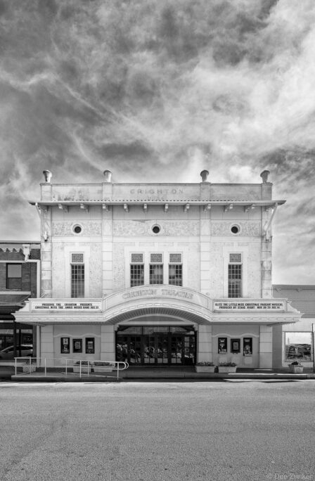 Crighton Theatre in Conroe, TX built in 1934